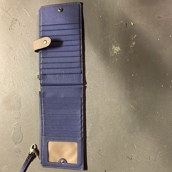 Periwinkle Blue Borgasets Wallet - Picture 3 of 3